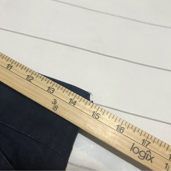 Talbots Dark Wash Denim Jean Long Modest Pencil Skirt Women’s Size 4 Petite - Picture 5 of 5